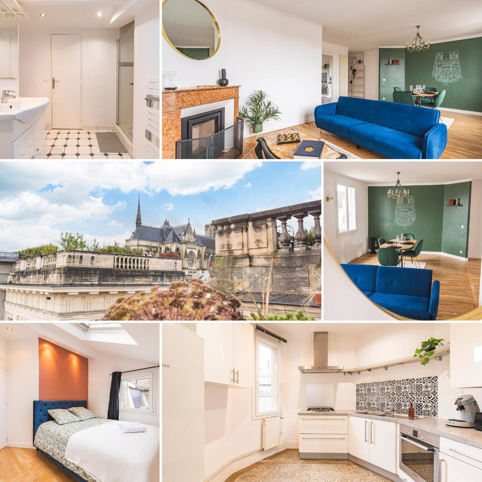 Appartement Le Royal - Cathedral - Center à Reims Extérieur photo